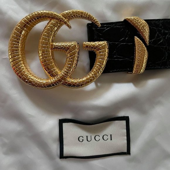 $80 0FF~GUCCI Marmont Caiman Women\'s Belt main image 7